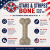 USA-K9 Stars and Stripes Bone Nylon Dog Chew Toy for Aggressive Chewers | USA Made