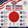 USA-K9 Fireworks Design eMat - Enrichment Lick Mat For Dogs and Cats - with Suction Cups | USA Made