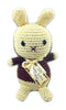 Foo Foo Bunny Crocheted Knit Knack Pet Toy