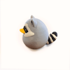 Kit n Kat Pal™ | Jimothy Raccoon Figurine - Duck Edition