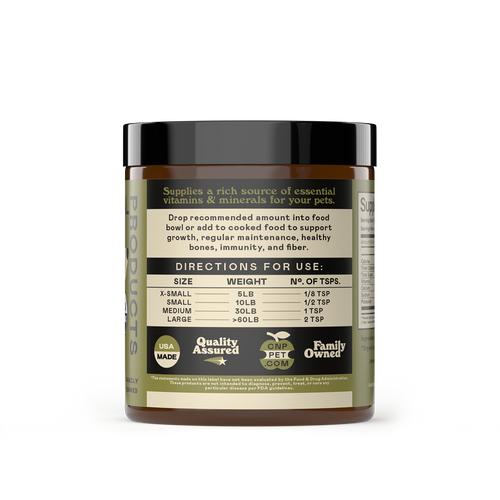 Organic Kelp Powder Supplement for Dogs & Cats
