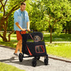 One-Click Foldable Stroller for Large Medium Small Dogs, Pet, Cats with Storage