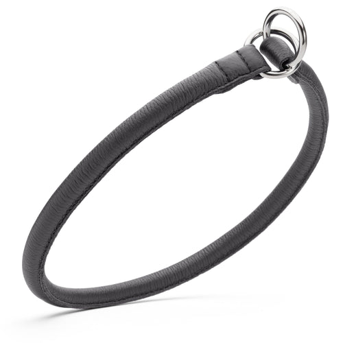 Soft Leather Round Slip Collar