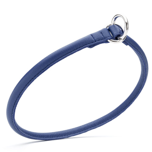Soft Leather Round Slip Collar