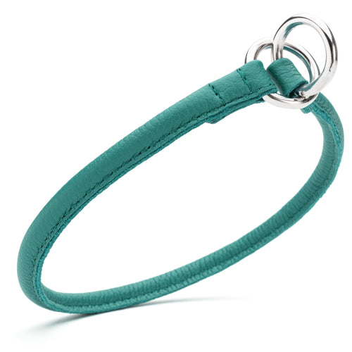 Soft Leather Round Slip Collar
