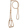 Soft Leather Round Step-In Dog Harness + Round Dog Lead