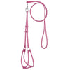 Soft Leather Round Step-In Dog Harness + Round Dog Lead