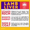 Lamb Liver Dog Treats - Freeze Dried - Single Ingredient