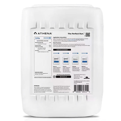 Athena® Blended, CaMg, Calcium Magnesium & Iron Supplement, (5 Gallon)