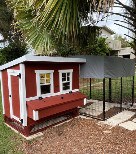 Walk-In 8 ft. Chicken Run (6'6W x 7'6L x 6'3H)