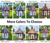 Extra Large Amish-Made Poly Birdhouse with 6 Nesting Compartments – Weatherproof Outdoor Birdhouse