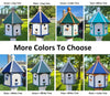 Extra Large Amish-Made Poly Birdhouse with 6 Nesting Compartments – Weatherproof Outdoor Birdhouse