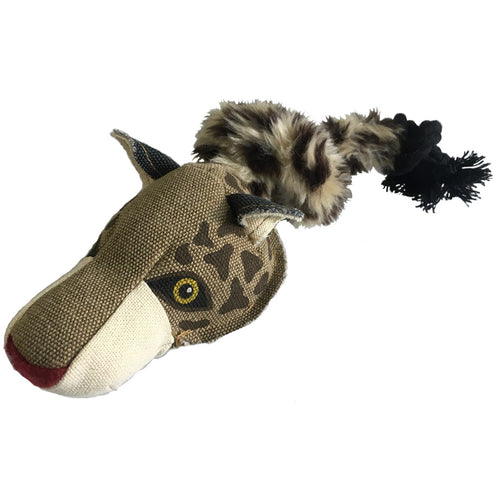 22 Safari Leopard Animal Toy with Embedded Ball & Rope