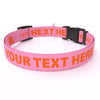 Personalized Solid Colored Side Release Collar