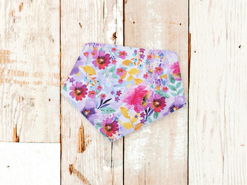 Lilac Watercolor Dog Bandana