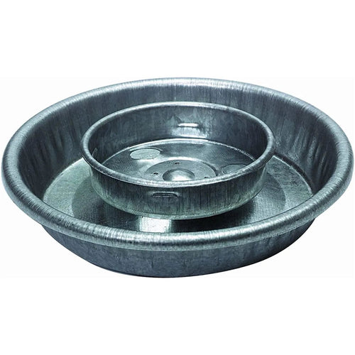 Little Giant Metal Waterer Base Jar 1 Quart