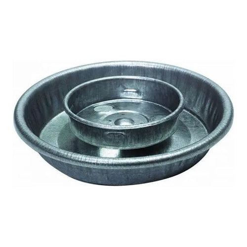 Little Giant Metal Waterer Base Jar 1 Quart