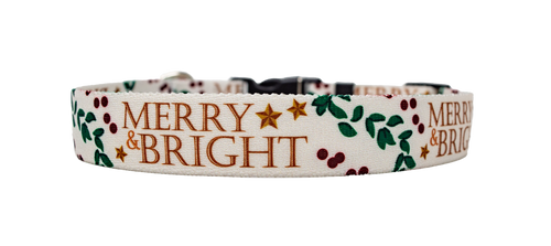 Merry and Bright Dog Collar