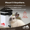 RAC Paws by RentACoop 64oz(2L) Small Animal Drinker with No-Drip Brass Nipple
