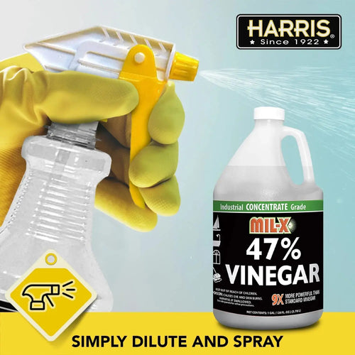 Harris MIL-X 47% Vinegar Concentrate Industrial Strength 1 Gallon