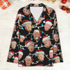 Funny Trump Face Pajamas,Trump Christmas Pajamas, Trump Won 2024 Pajamas M1763- GOP