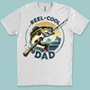 Reel Cool Dad Fishing Shirt – Retro Bass Fishing T-Shirt for Men | Father's Day Gift, Funny Fishing Dad Shirt, Dad Birthday Gift 682288