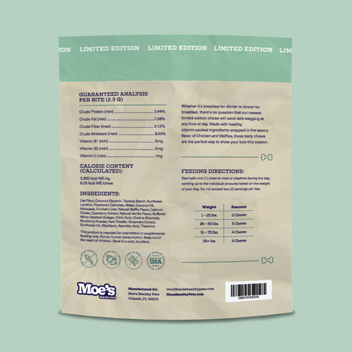 Chicken and Waffles Chews