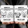 Boring Without Dog Cat Personalized Custom Photo Dog Cat Mug T785