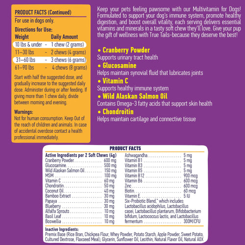 Multivitamin Chews For Dogs 9oz Jar (120 Count)