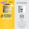 Omega 3 for Dogs - Salmon Oil - 120 Soft Chews