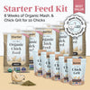 Starter Feed Kit | 8 Weeks of Organic Feed & Grit for 10 Chicks