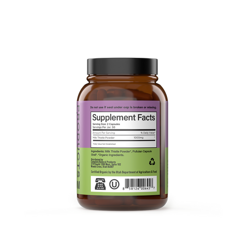 Organic Milk Thistle Capsules