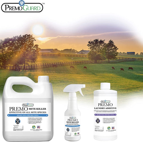 Mite Killer Spray 32 oz | Natural & Non-Toxic | Premo Guard