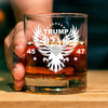 America Is My Supreme Priority | US Election Whisky Glass | Trump 47th President Print Whisky Glasses T1760 - GOP