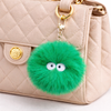 Fluffy Faux Rabbit Fur Moss Ball Pet Keychain