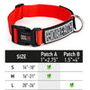 Dogline Omega Nylon Dog Collar with Space for Removable Patches