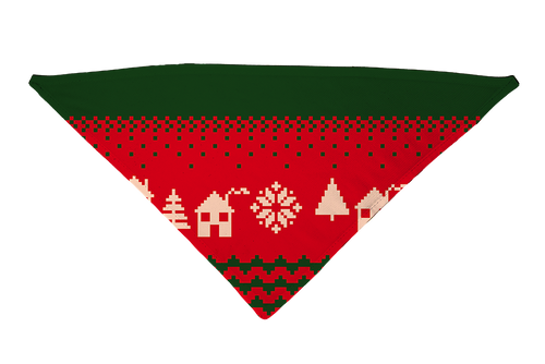 Nordic Red Dog Bandana