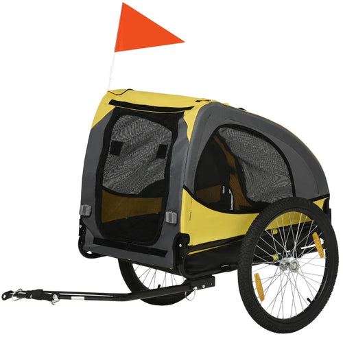 Dog Bike Trailer, Pet Stroller with Wheels for Medium Dogs