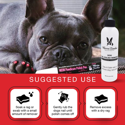 Dog Nail Polish Remover - Non Acetone
