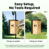 Birdfy Nest - Wooden Smart Birdhouse with Camera