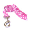 New Pink Polka Dot Dog Leash