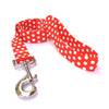 New Red Polka Dot Dog Leash