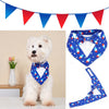 Patriotic Popsicle Dog Tuxedo Bandana Collar – 4th of July Bow Tie Pet Bib Scarf