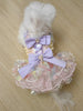 Handmade Luxury Dog Dress Princess Lace Tutu