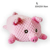 Pink Pig Grunting Plush Pet Toy