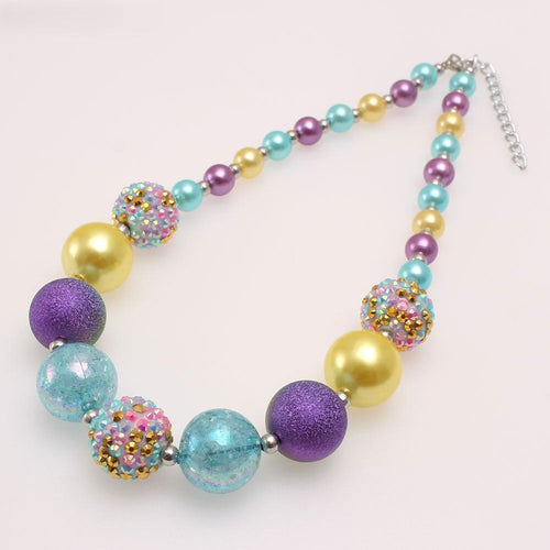 Mermaid Flamingo Acrylic Beaded Dog Necklace (3 colors)