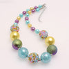 Mermaid Flamingo Acrylic Beaded Dog Necklace (3 colors)