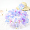 Pet Straw Hat and Flower Lei Set Beach Hawaii Style