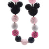 Sparkle Acrylic Beaded Dog Necklace (3colors)