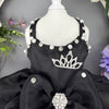 Pet Dress Pearl Diamond Crown 2 Colors